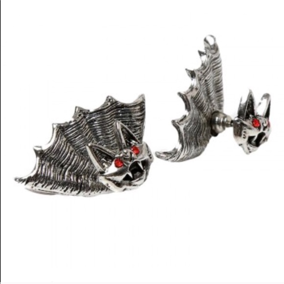 BAT EARRINGS - Picture 3 of 3